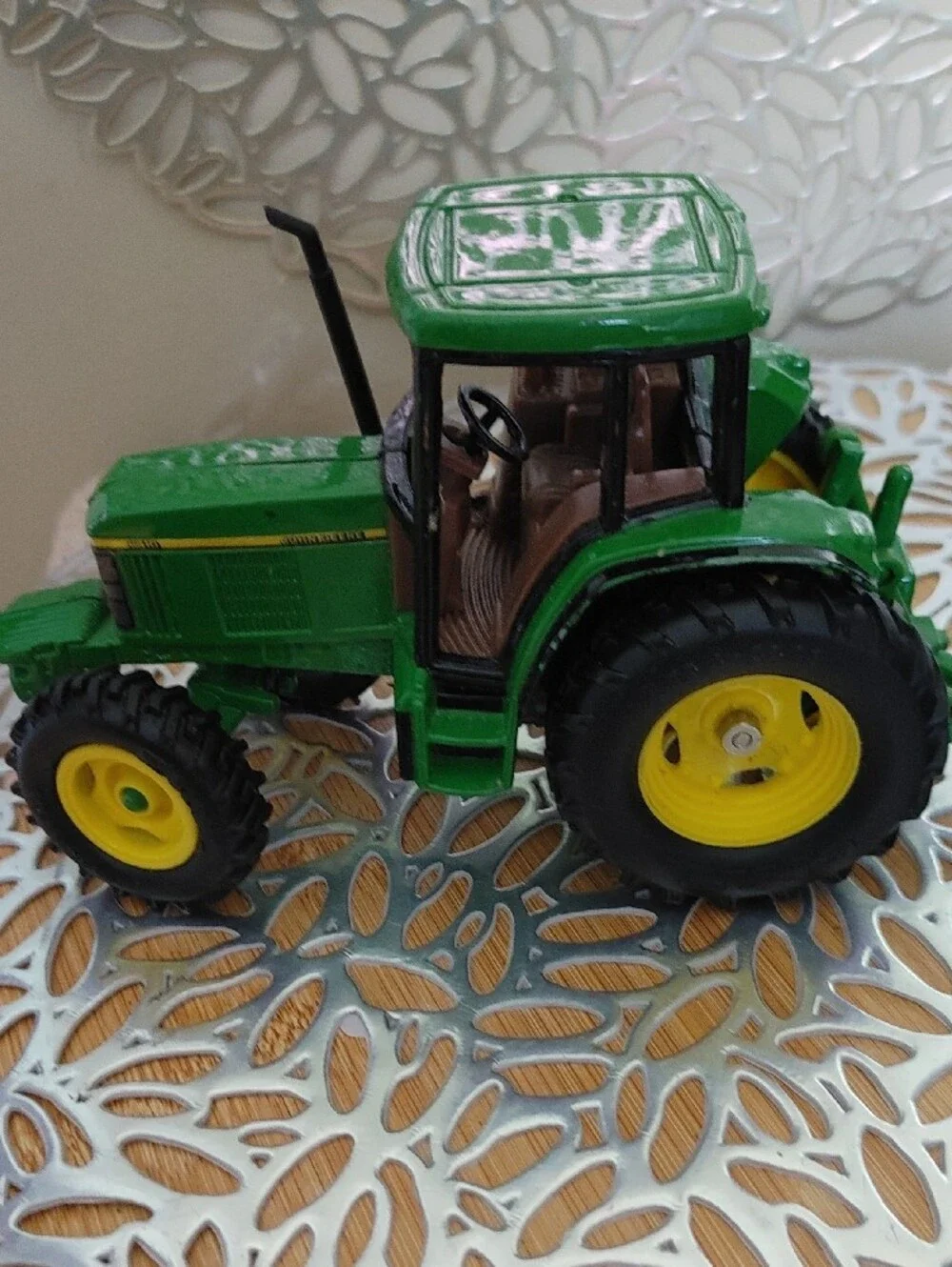 Green Tractor and Trailer Toy Set – Durable Farm Equipment With Low Low Miles.